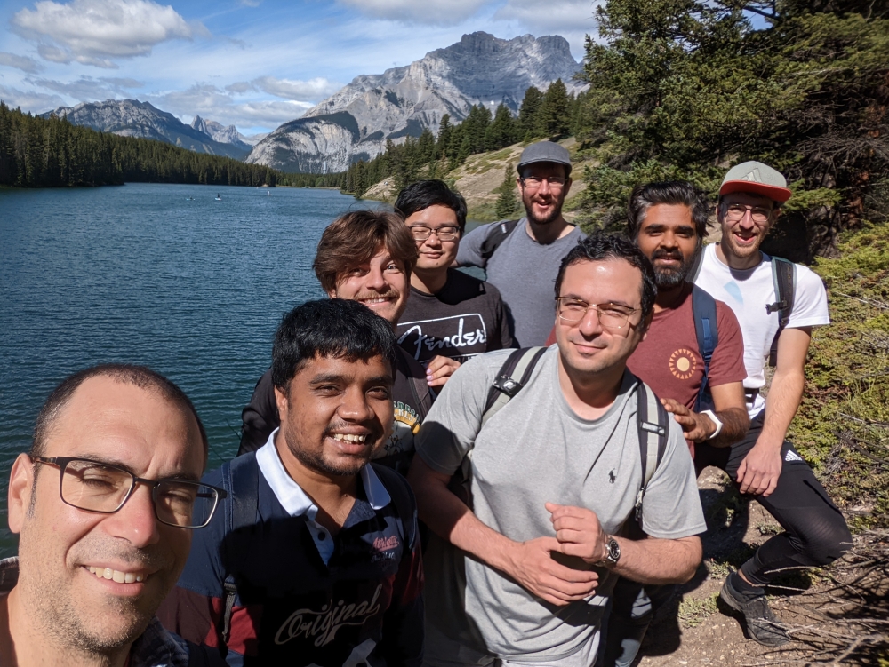 Group photo in Banff.