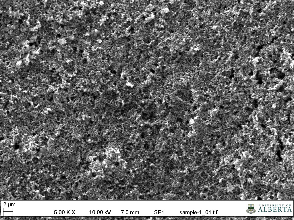 Microporous layer of a PEM fuel cell